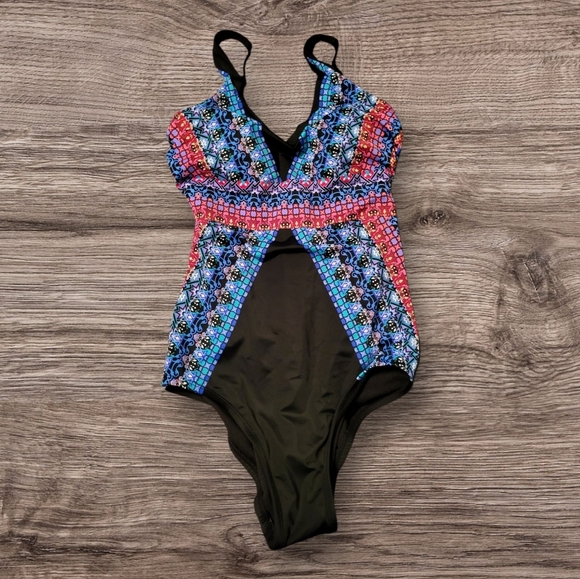 Miracle Brands Other - Miracle Brands Women's One-Piece Colorful Swimsuit, Medium (8-10), NWOT